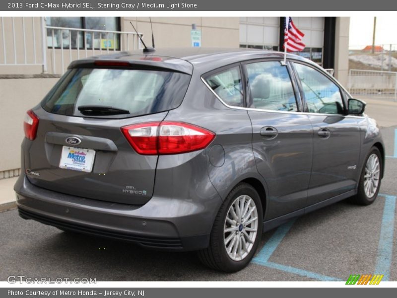 Sterling Gray / Medium Light Stone 2013 Ford C-Max Hybrid SEL