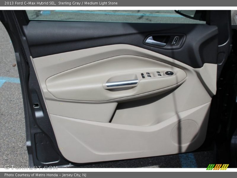 Sterling Gray / Medium Light Stone 2013 Ford C-Max Hybrid SEL