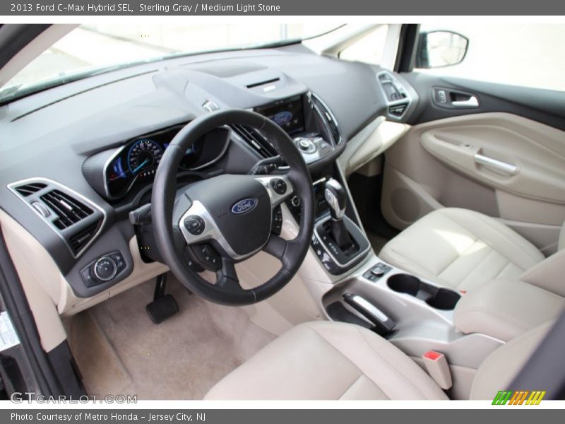 Sterling Gray / Medium Light Stone 2013 Ford C-Max Hybrid SEL