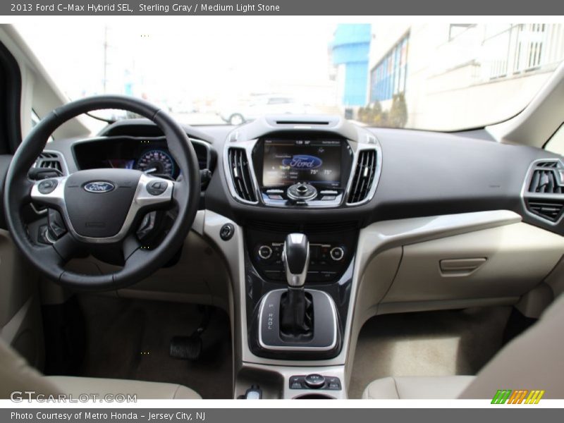 Sterling Gray / Medium Light Stone 2013 Ford C-Max Hybrid SEL