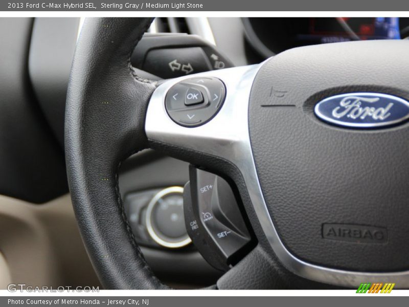Sterling Gray / Medium Light Stone 2013 Ford C-Max Hybrid SEL