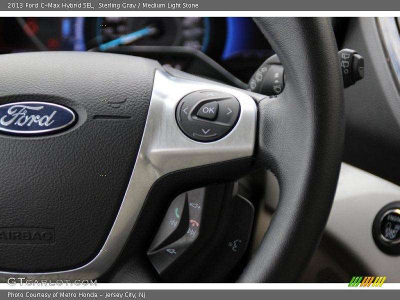 Sterling Gray / Medium Light Stone 2013 Ford C-Max Hybrid SEL