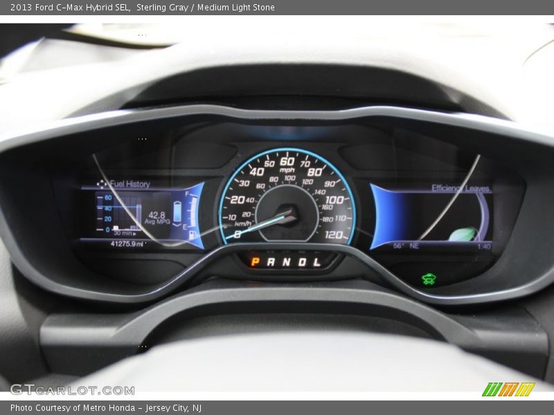 Sterling Gray / Medium Light Stone 2013 Ford C-Max Hybrid SEL
