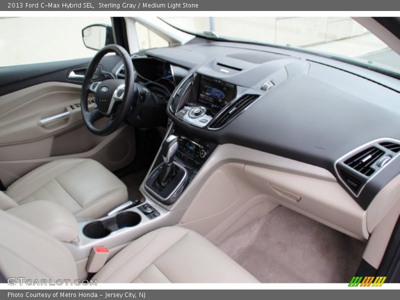 Sterling Gray / Medium Light Stone 2013 Ford C-Max Hybrid SEL