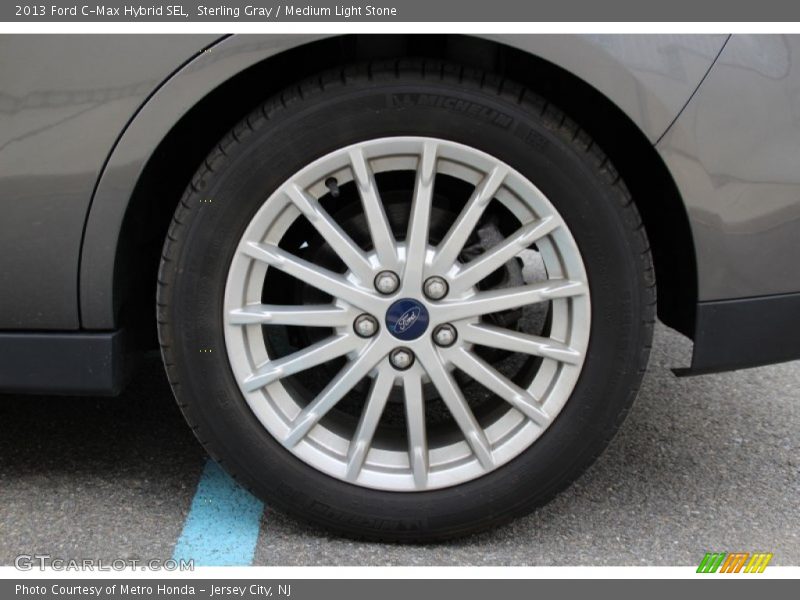 Sterling Gray / Medium Light Stone 2013 Ford C-Max Hybrid SEL