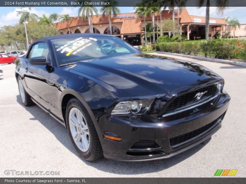 Black / Charcoal Black 2014 Ford Mustang V6 Convertible