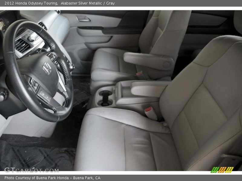 Alabaster Silver Metallic / Gray 2012 Honda Odyssey Touring
