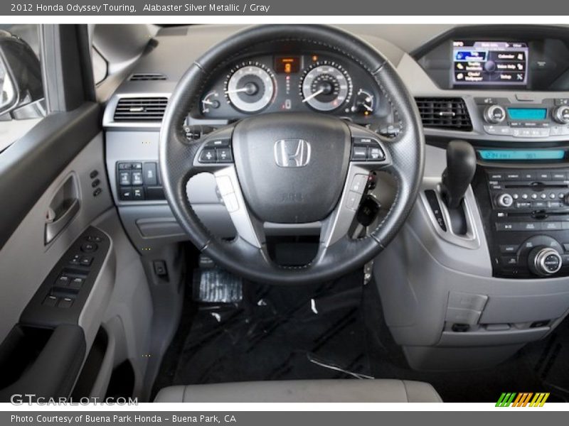 Alabaster Silver Metallic / Gray 2012 Honda Odyssey Touring