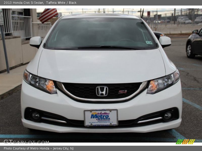 Taffeta White / Black 2013 Honda Civic Si Sedan