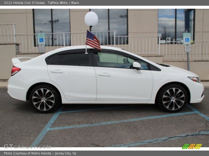 Taffeta White / Black 2013 Honda Civic Si Sedan