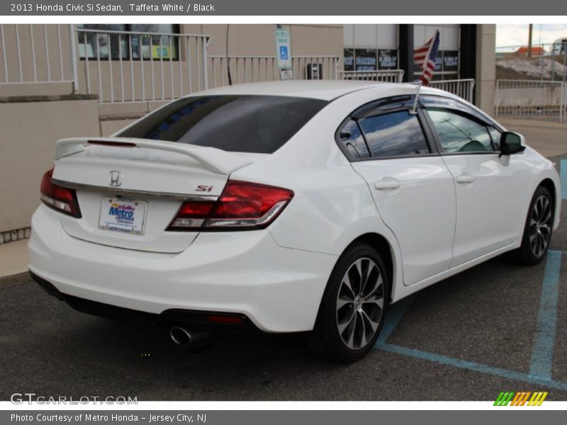 Taffeta White / Black 2013 Honda Civic Si Sedan