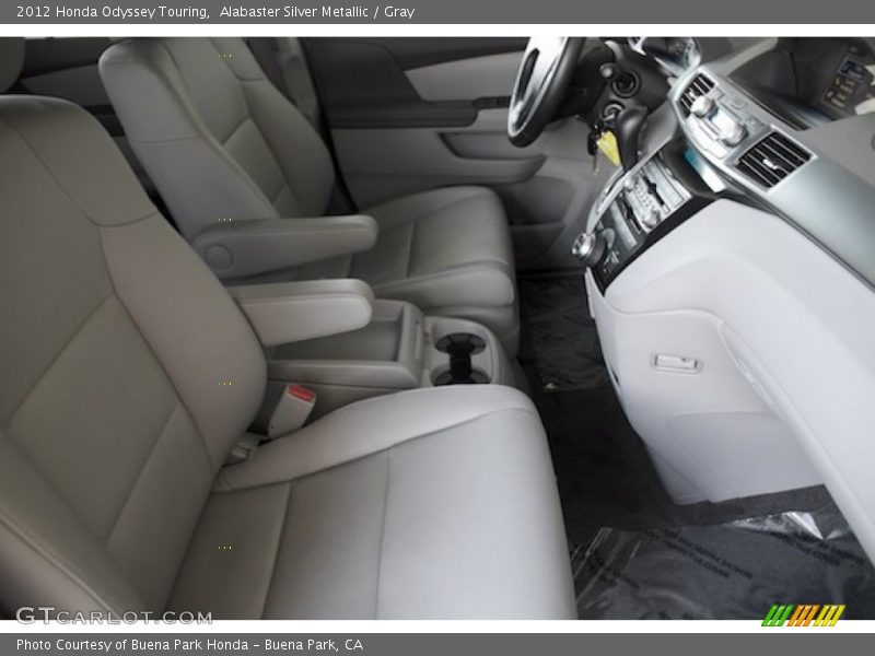 Alabaster Silver Metallic / Gray 2012 Honda Odyssey Touring