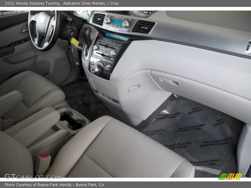 Alabaster Silver Metallic / Gray 2012 Honda Odyssey Touring