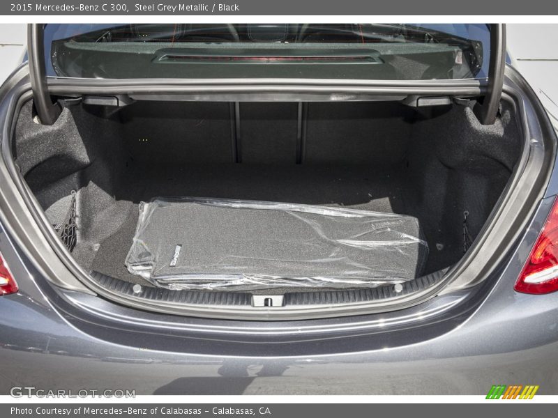 Steel Grey Metallic / Black 2015 Mercedes-Benz C 300