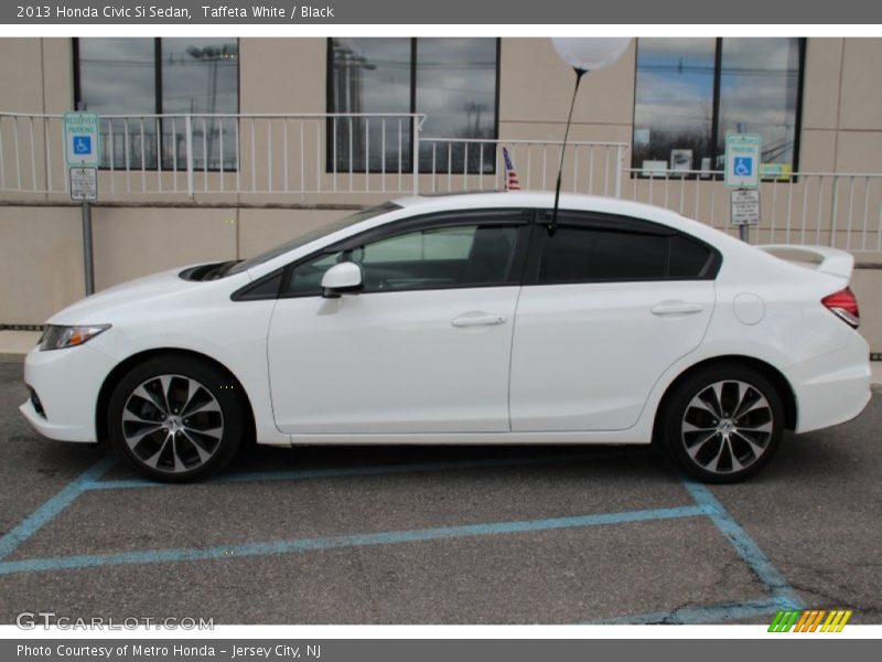 Taffeta White / Black 2013 Honda Civic Si Sedan