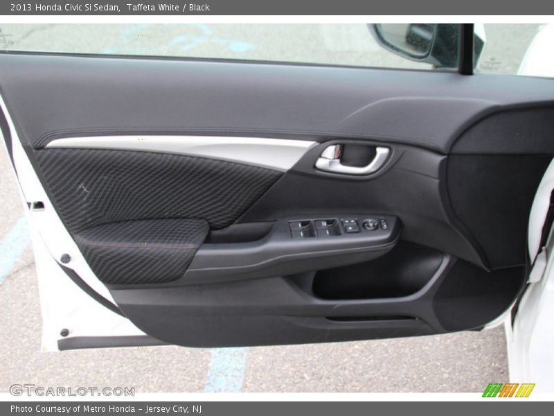 Taffeta White / Black 2013 Honda Civic Si Sedan