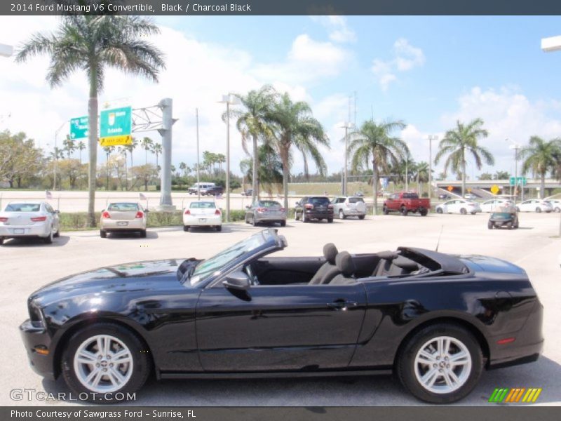 Black / Charcoal Black 2014 Ford Mustang V6 Convertible