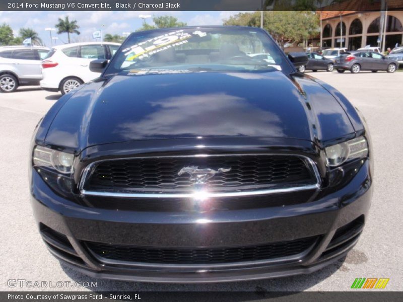 Black / Charcoal Black 2014 Ford Mustang V6 Convertible