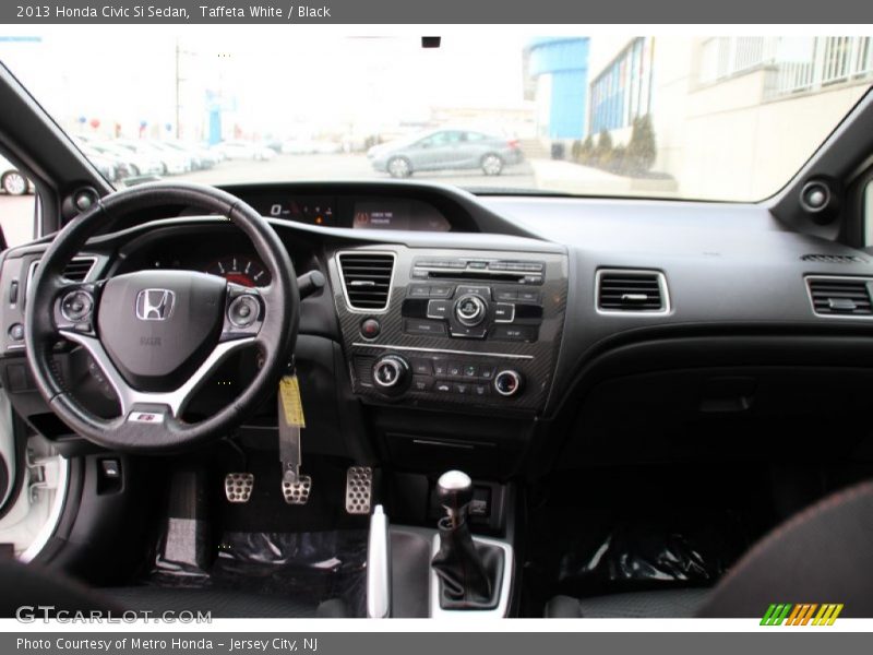 Taffeta White / Black 2013 Honda Civic Si Sedan