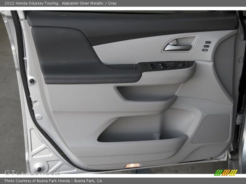 Alabaster Silver Metallic / Gray 2012 Honda Odyssey Touring