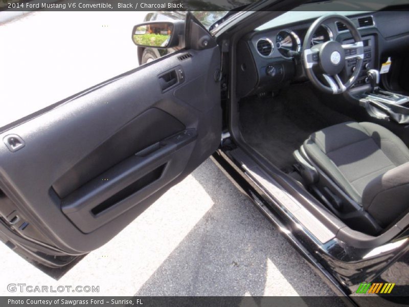 Black / Charcoal Black 2014 Ford Mustang V6 Convertible