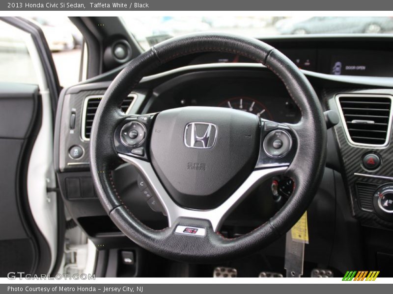 Taffeta White / Black 2013 Honda Civic Si Sedan
