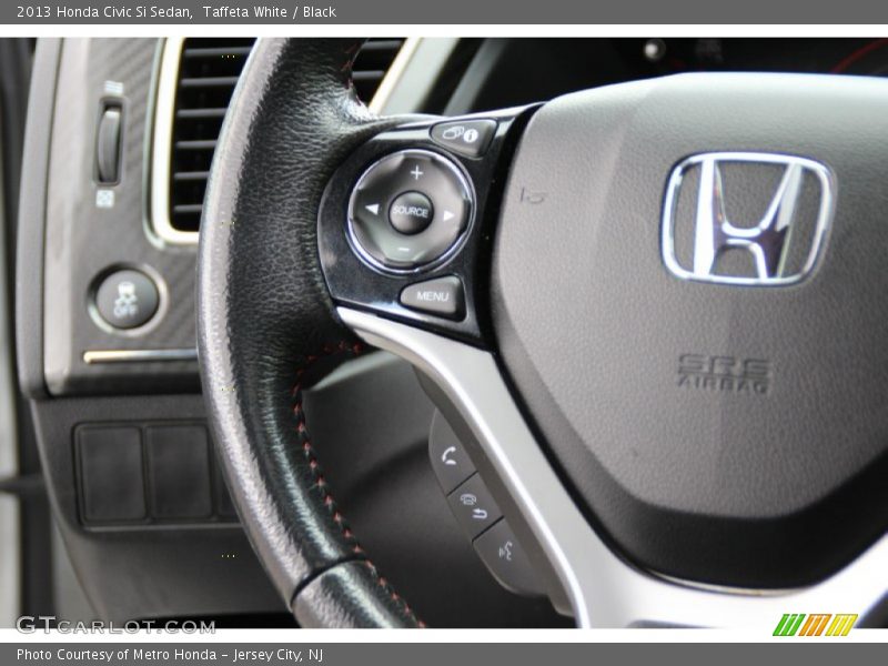 Taffeta White / Black 2013 Honda Civic Si Sedan