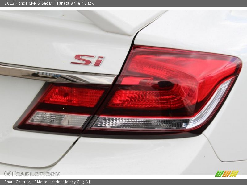 Taffeta White / Black 2013 Honda Civic Si Sedan
