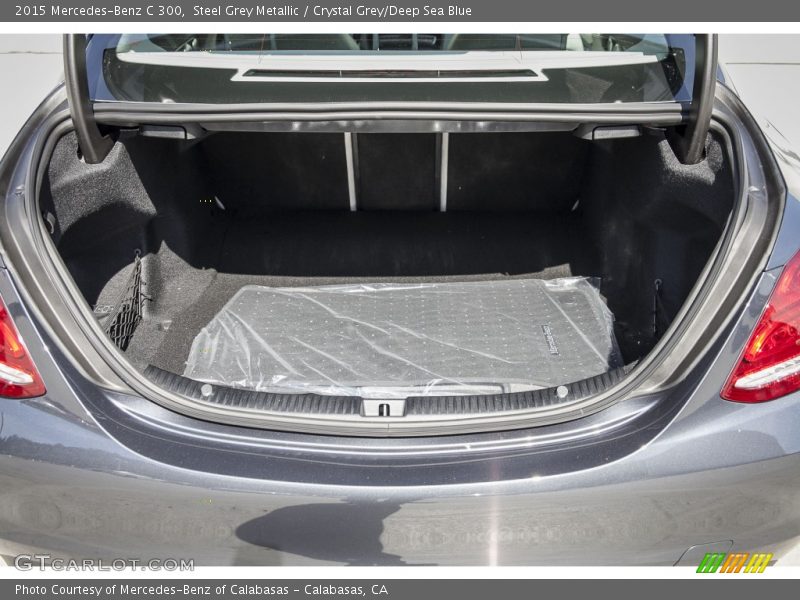 Steel Grey Metallic / Crystal Grey/Deep Sea Blue 2015 Mercedes-Benz C 300