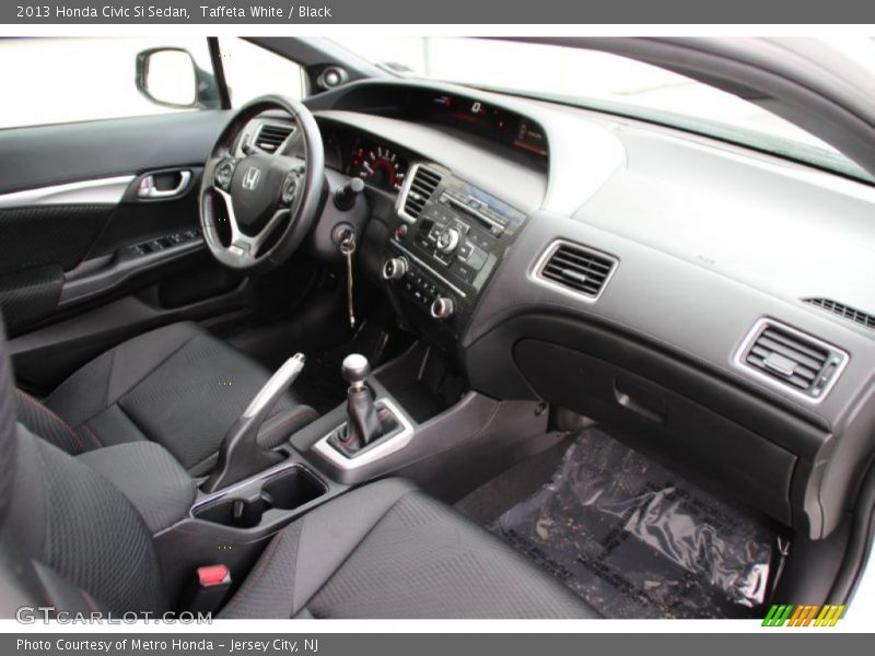 Taffeta White / Black 2013 Honda Civic Si Sedan