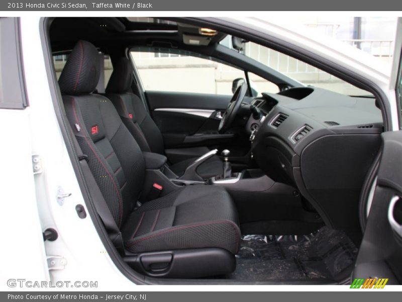 Taffeta White / Black 2013 Honda Civic Si Sedan