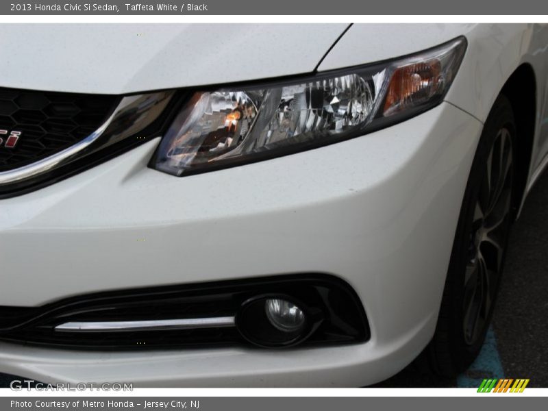 Taffeta White / Black 2013 Honda Civic Si Sedan