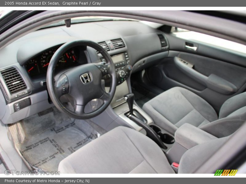 Graphite Pearl / Gray 2005 Honda Accord EX Sedan