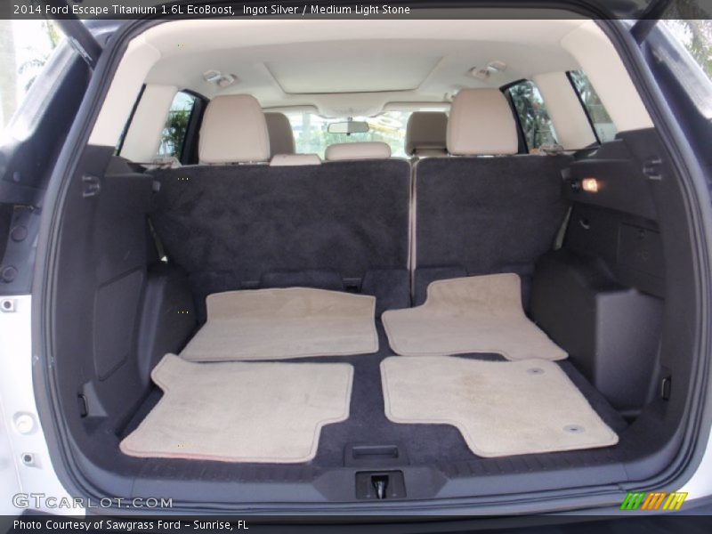 Ingot Silver / Medium Light Stone 2014 Ford Escape Titanium 1.6L EcoBoost