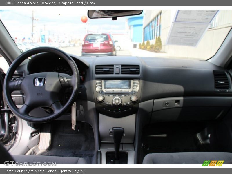 Graphite Pearl / Gray 2005 Honda Accord EX Sedan