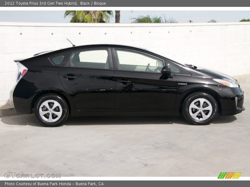 Black / Bisque 2012 Toyota Prius 3rd Gen Two Hybrid