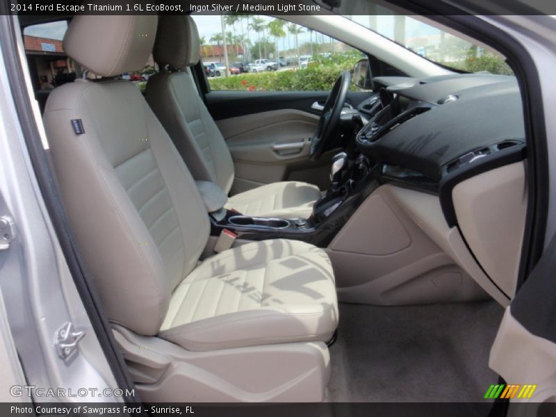 Ingot Silver / Medium Light Stone 2014 Ford Escape Titanium 1.6L EcoBoost