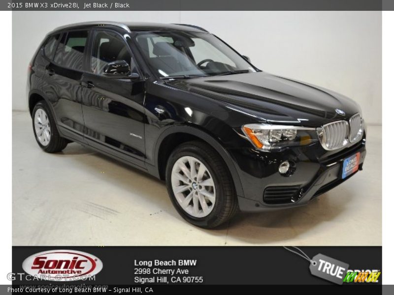 Jet Black / Black 2015 BMW X3 xDrive28i