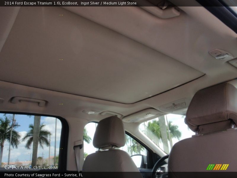 Ingot Silver / Medium Light Stone 2014 Ford Escape Titanium 1.6L EcoBoost