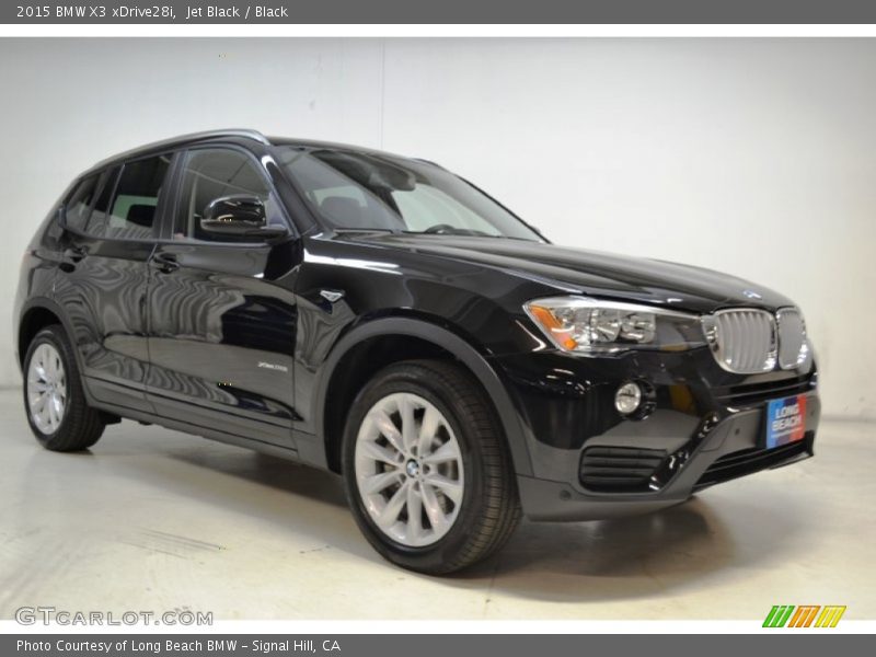 Jet Black / Black 2015 BMW X3 xDrive28i