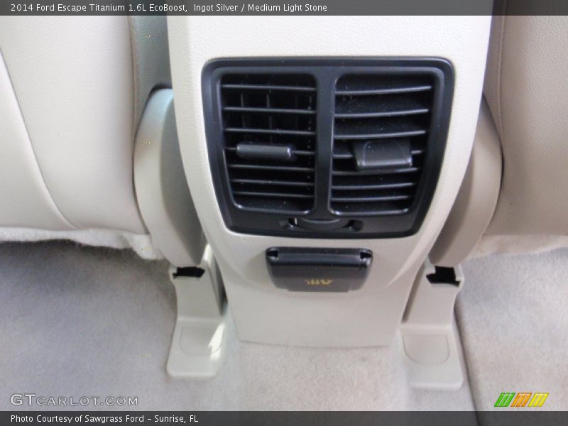 Ingot Silver / Medium Light Stone 2014 Ford Escape Titanium 1.6L EcoBoost