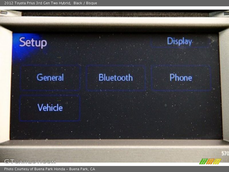 Black / Bisque 2012 Toyota Prius 3rd Gen Two Hybrid