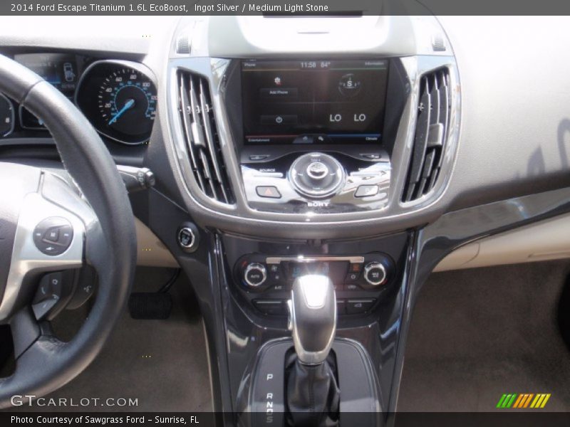 Ingot Silver / Medium Light Stone 2014 Ford Escape Titanium 1.6L EcoBoost