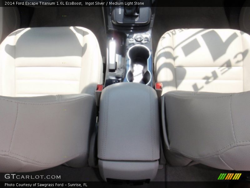Ingot Silver / Medium Light Stone 2014 Ford Escape Titanium 1.6L EcoBoost