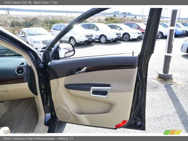 Black Onyx / Tan 2008 Saturn VUE XE
