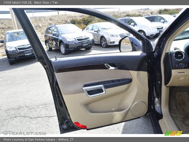 Black Onyx / Tan 2008 Saturn VUE XE