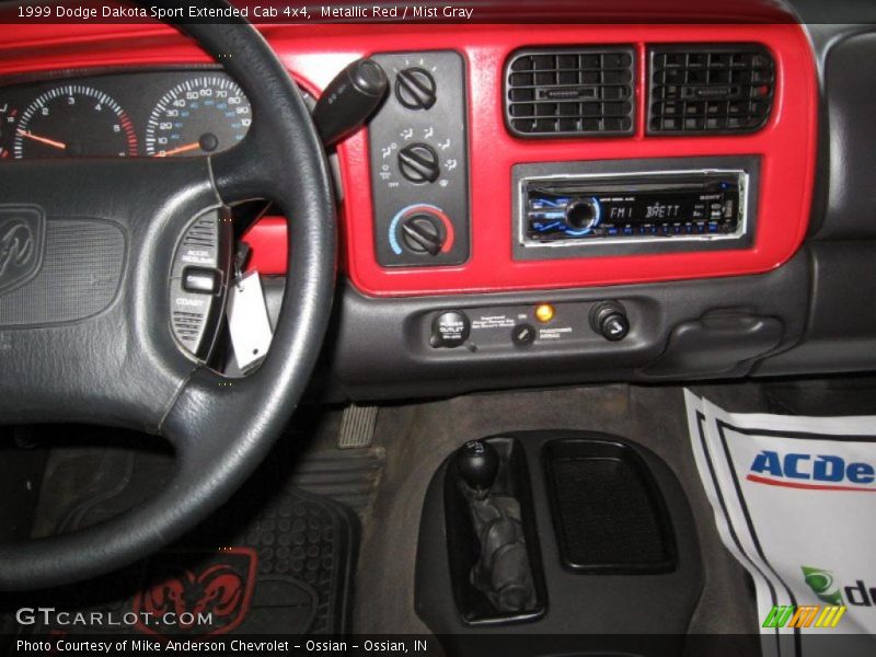 Metallic Red / Mist Gray 1999 Dodge Dakota Sport Extended Cab 4x4