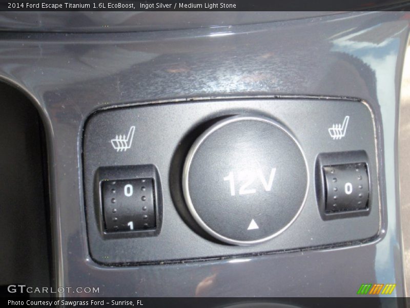 Ingot Silver / Medium Light Stone 2014 Ford Escape Titanium 1.6L EcoBoost