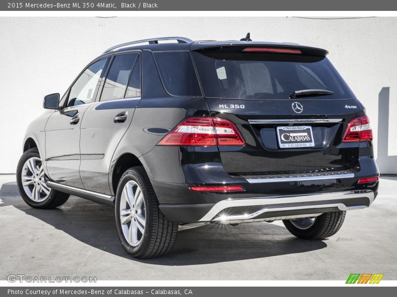 Black / Black 2015 Mercedes-Benz ML 350 4Matic