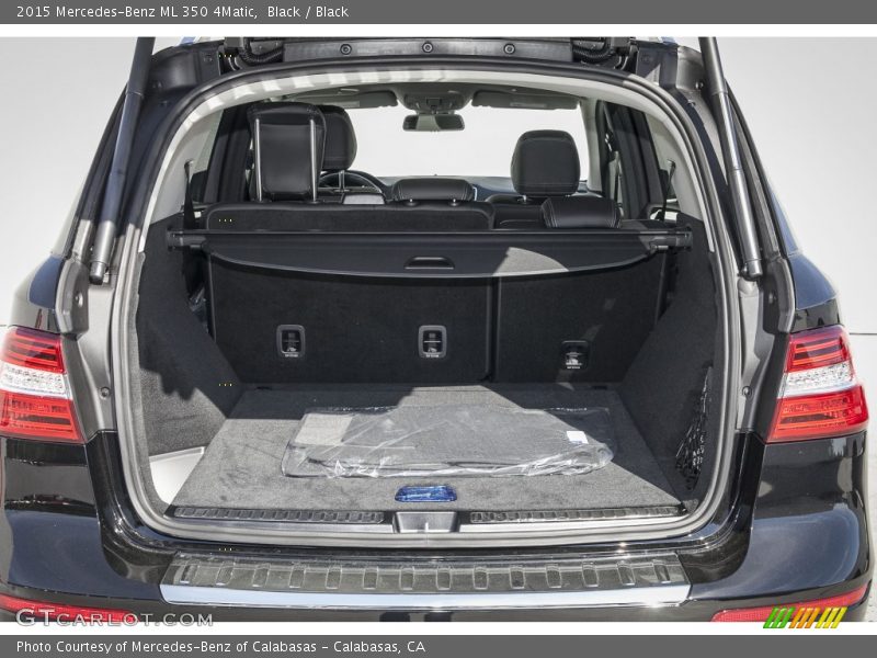 Black / Black 2015 Mercedes-Benz ML 350 4Matic